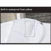 Bathtub Non-slip Mat with Pillow, Bathtub Cushion Easy Cleaning and Drying