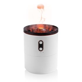 Volcanic Flame Aroma Essential Oil Diffuser USB Portable Jellyfish Air Humidifier USB Night Light Lamp Fragrance Humidifier