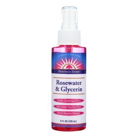Heritage Products Rosewater And Glycerin Spray - 4 Fl Oz