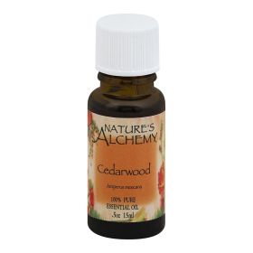 Nature's Alchemy 100% Pure Essential Oil - 0.5 Fl Oz (Scent: Cedarwood)