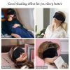 3D Stereo Eyeglasses Luminous Breathable Sleep Dual Ear Music Telephone Eyeglasses Music Call Eye Mask