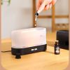 1pc Flame Air Diffuser, Humidifier, Portable Noiseless Aroma Diffuser For Home, Office Yoga Essential Oil Diffuser With Water Auto-Off Protection