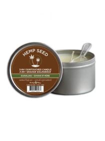 3 In 1 Suntouched Round Massage Oil Candle (Scent: Guavalava)