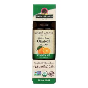 Nature's Answer - Organic Essential Oil - 0.5 Oz. (Scent: Orange)