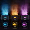 1pc Flame Air Diffuser, Humidifier, Portable Noiseless Aroma Diffuser For Home, Office Yoga Essential Oil Diffuser With Water Auto-Off Protection