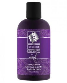 Sliquid Balance Soak Bubble Bath, 8.5oz (Scent: Cherry Blossom)